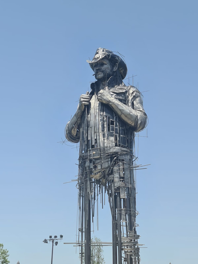 New Statue Of Lemmy at Hellfest Open Air Festival