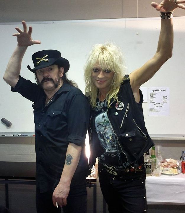 Lemmy and Michael Monroe