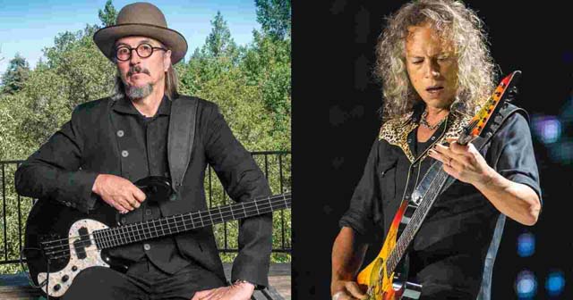 Les Claypool and Kirk Hammett