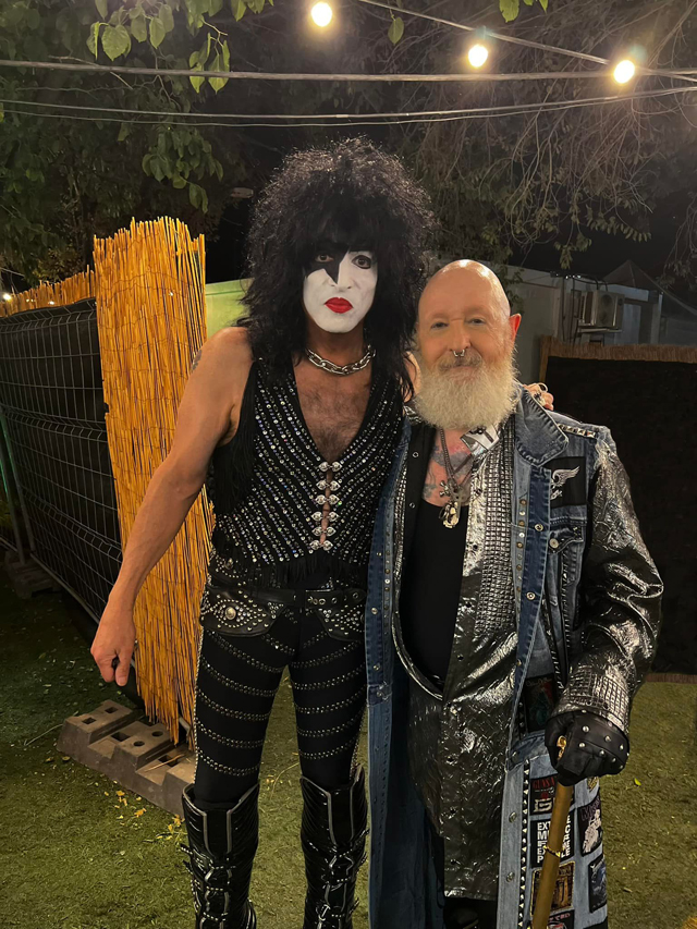 Paul Stanley and Rob Halford