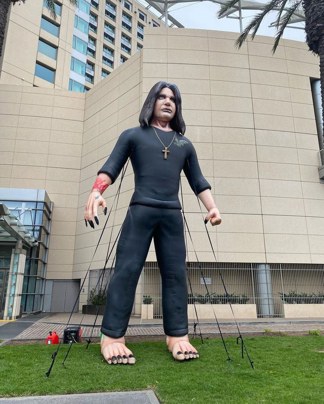 25-Foot Ozzy Osbourne At San Diego Comic-Con