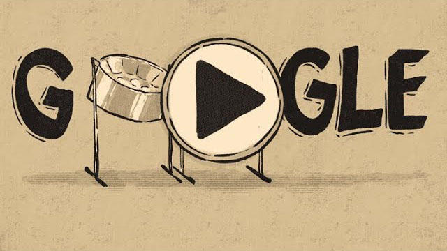 Google Doodle - Celebrating Steelpan