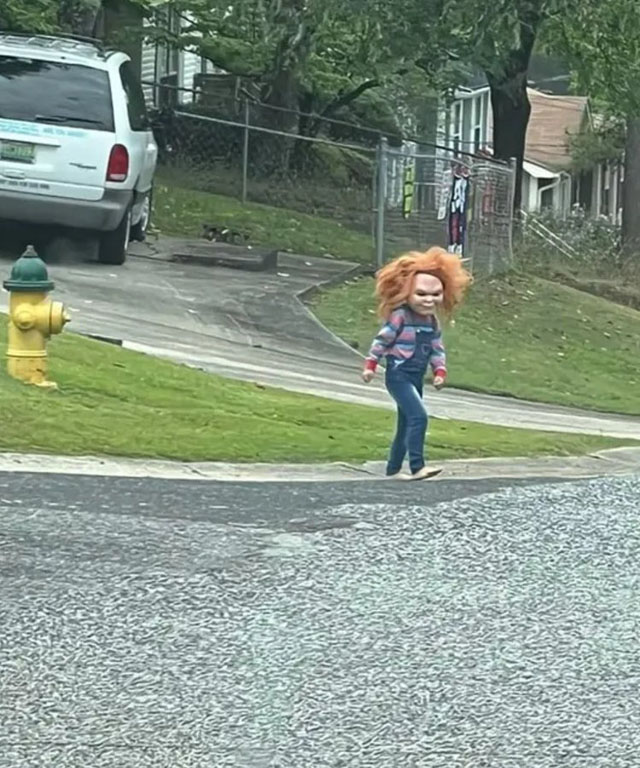 Five-Year-Old Dressed As 'Real Life Chucky' Scares Entire Town