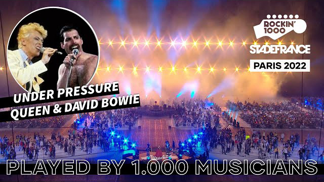 Under Pressure, Queen & David Bowie played by 1.000 musicians | Paris 2022