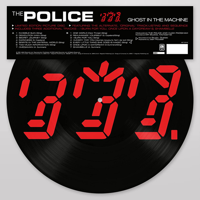 The Police / Ghost In The Machine [new vinyl picture disc]
