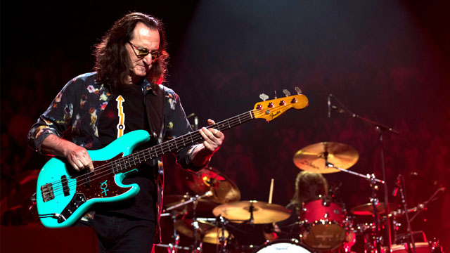 RUSH’s Geddy Lee and Tool’s Danny Carey, photo by Andrew Stuart