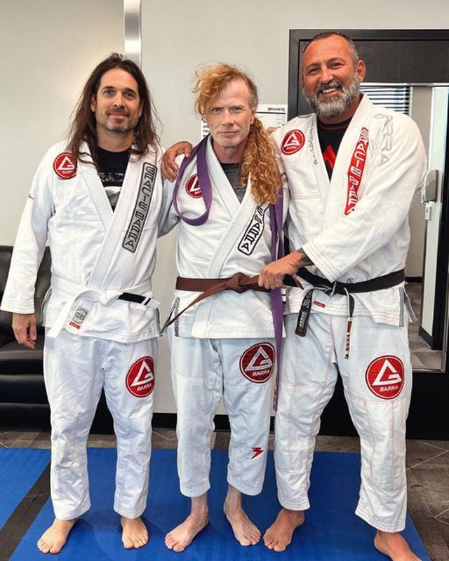 Dave Mustaine Gets Brazilian Jiu Jitsu brown belt