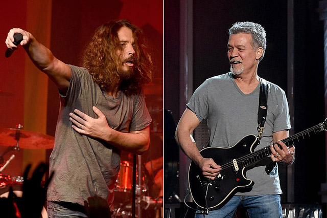 Eddie Van Halen and Chris Cornell