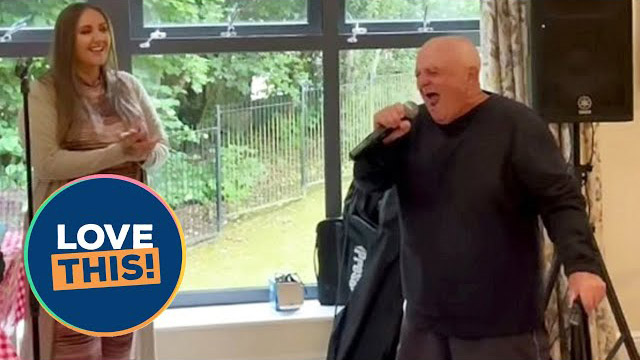 81 year old suprises care home with note perfect rendition of 'Unchained Melody'