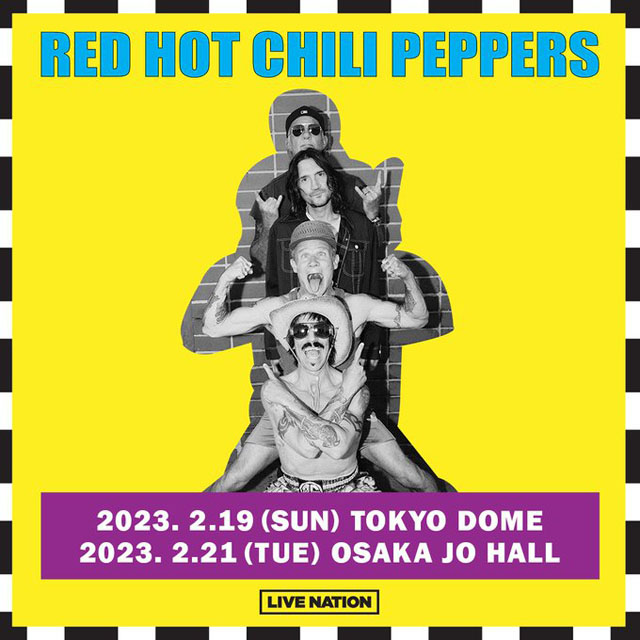 ひし型 Red Hot Chili Peppers レッチリ 東京公演 zebra
