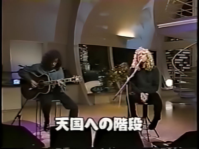 Page & Plant / Stairway to heaven at japanese TV show　