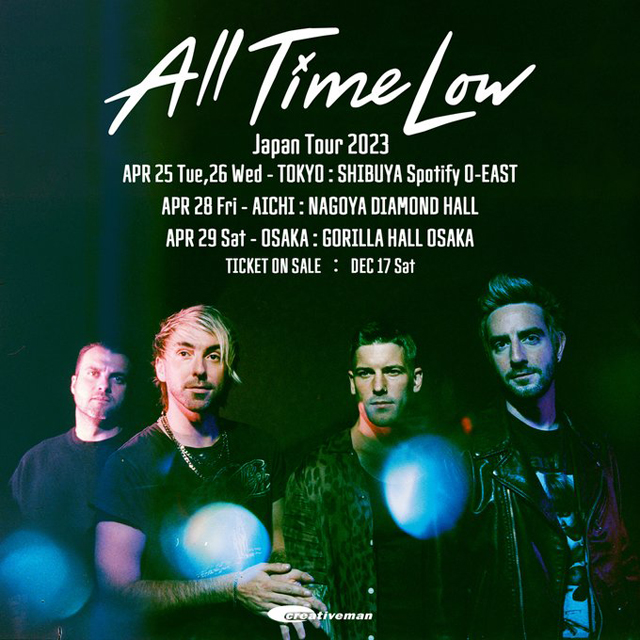 ALL TIME LOW　Japan Tour 2023