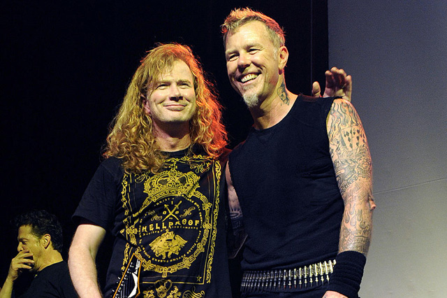 Dave Mustaine and James Hetfield - Tim Mosenfelder/WireImage