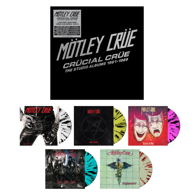 Mötley Crüe / Crücial Crüe - The Studio Albums 1981-1989