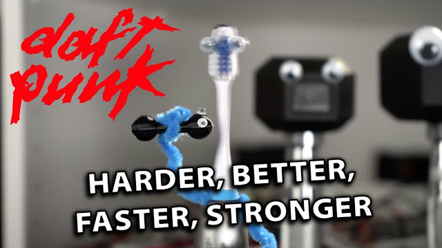 Harder, Better, Faster, Stronger on Electric Tootbrushes