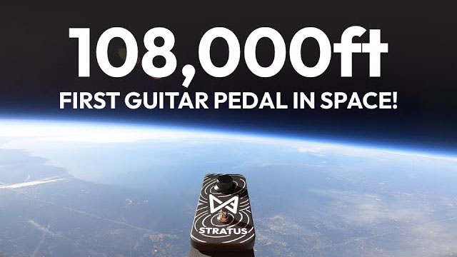 We Sent the First Guitar Pedal to SPACE!