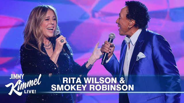 Rita Wilson & Smokey Robinson – Where Is The Love - Jimmy Kimmel Live