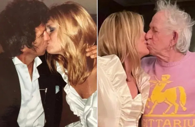 Keith Richards Recreates Wedding Kiss with Wife Patti Hansen to Celebrate 39th Anniversary