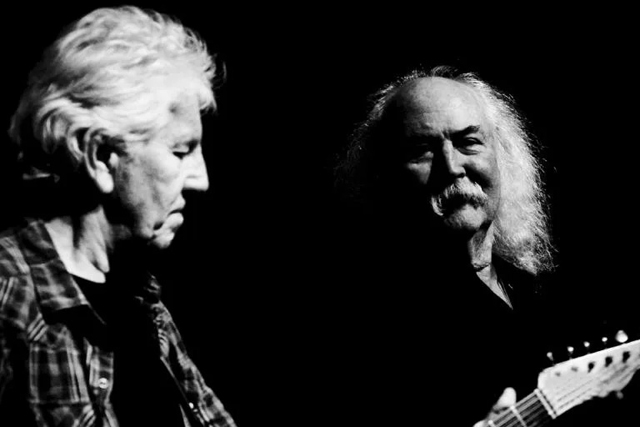 Graham Nash and David Crosby. Image provided by publicity