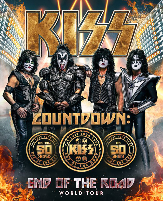 KISS - THE END OF THE ROAD TOUR 2023