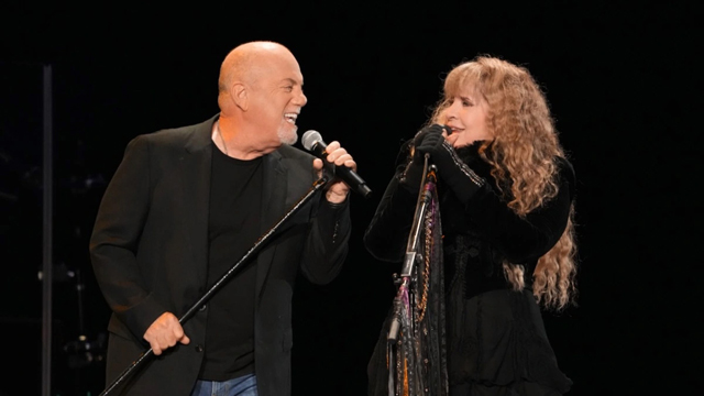 Billy Joel and Stevie Nicks, photo by Kevin Mazur/Getty Images