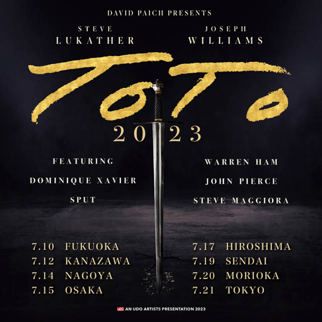 TOTO　JAPAN TOUR 2023