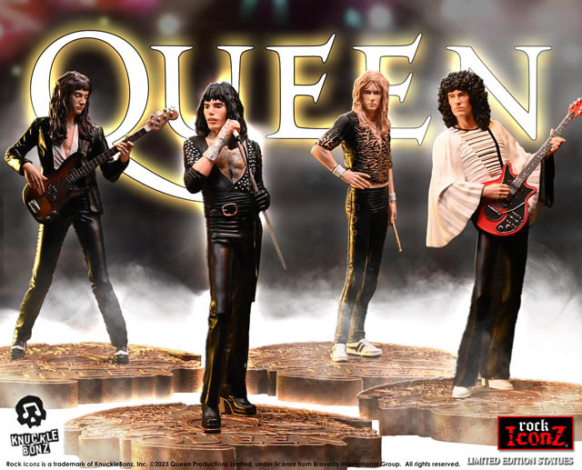 KnuckleBonz  - Queen II Rock Iconz Statue Set