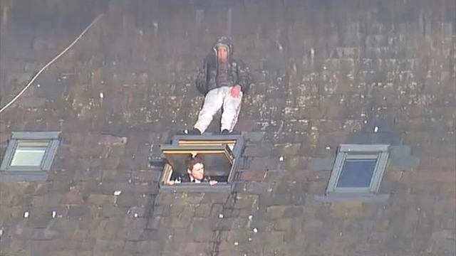 man hides from police on roof - IMAGE SOURCE,CROWN PROSECUTION SERVICE