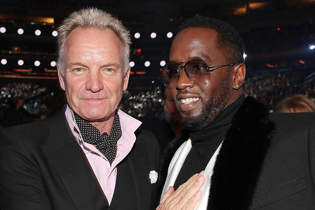 Sting, Diddy - Christopher Polk, Getty Images