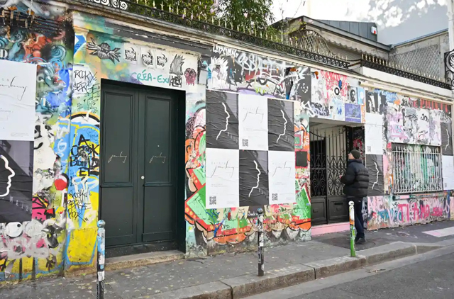 An outside view of Serge Gainsbourg’s house on rue de Verneuil. Photograph: Stevens Tomas/Abaca/Rex/Shutterstock