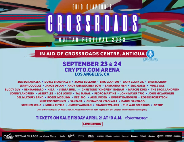 Crossroads Guitar Festival 2023