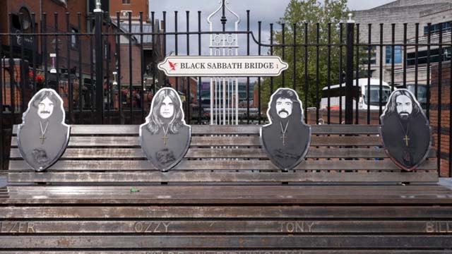 Black Sabbath bench (Image credit: Mike Kemp/In Pictures via Getty Images)