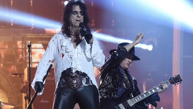 Alice Cooper and Aerosmith's Joe Perry (Image credit: Kevin Mazur/WireImage)