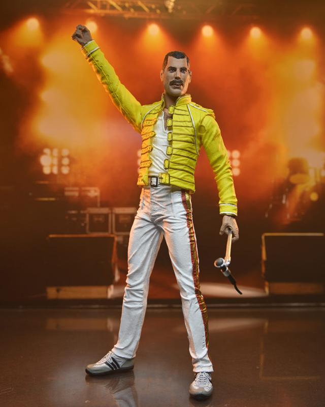 NECA - Freddie Mercury – 7″ Scale Action Figure – Yellow Jacket