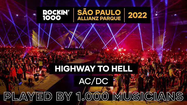 Rockin' 1000 - Highway to Hell, AC/DC with 1.000 musicians | São Paulo 2022