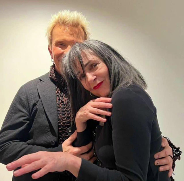 Billy Idol and Siouxsie Sioux