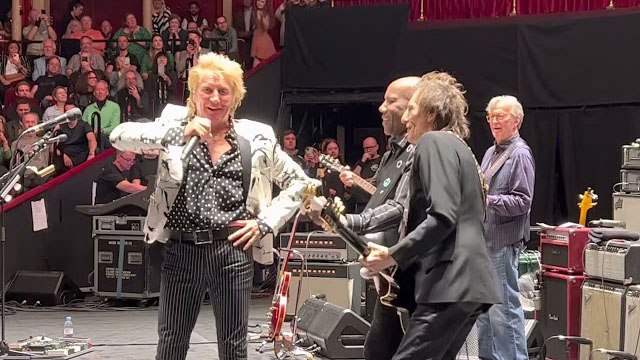Rod Stewart, Ronnie Wood, Eric Clapton - Jeff Beck Tribute - London - 22nd May 2023