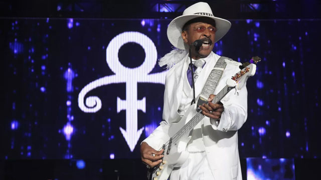 Larry Graham (Image credit: Photo by Paras Griffin/Getty Images)