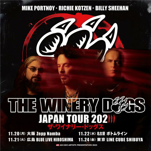 The Winery Dogs Japan Tour 2023