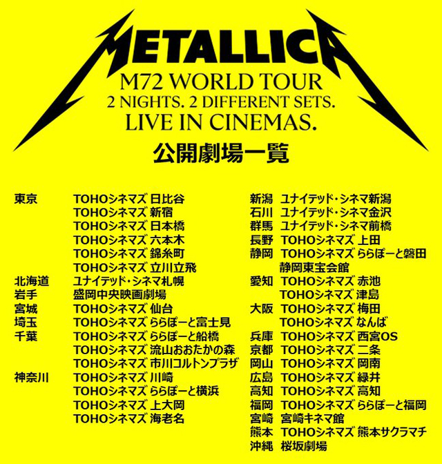 METALLICA: M72 WORLD TOUR LIVE FROM ARLINGTON