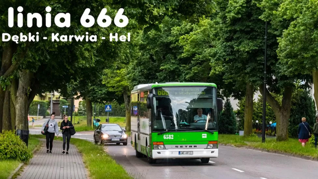 The 666 bus -  Poland's PKS Gdynia bus company