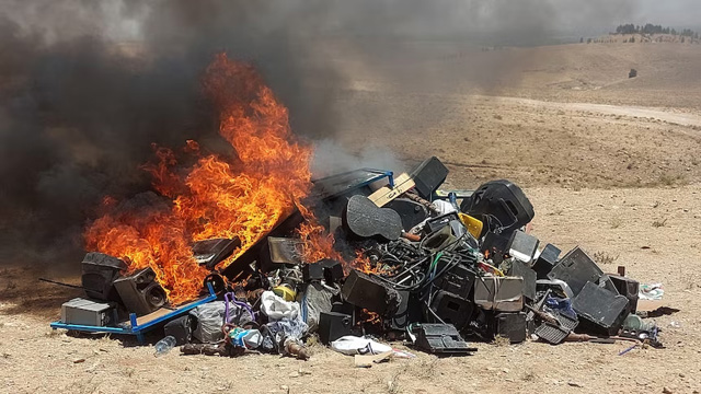 Guitar, Tabla, Speakers Go Up In Flames In Taliban Bonfire (AFP: Afghanistan's Ministry for the Propagation of Virtue and the Prevention of Vice )