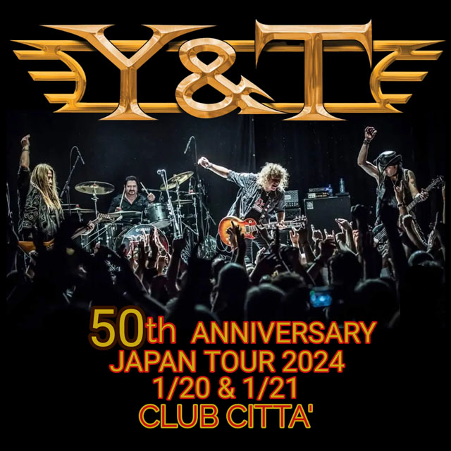 Y&T  50th Anniversary Japan Tour