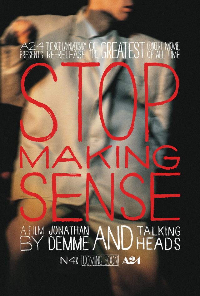Talking Heads - Stop Making Sense 40th anniversary 4K restoration ©1984 TALKING HEADS FILMS. ALL RIGHTS RESERVED