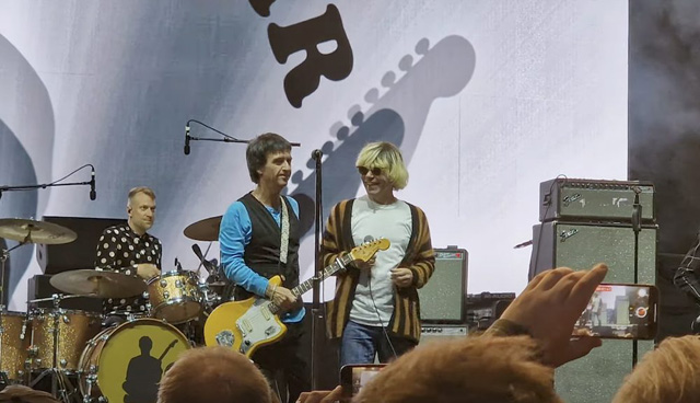 Johnny Marr with Tim Burgess