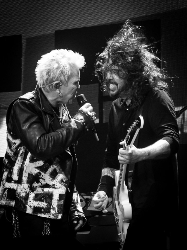 Billy Idol joined the Foo Fighters in Aspen   Photo: Andrea Kammerer