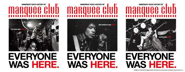 marquee club® 65th anniversary EVERYONE WAS HERE. ~Immersive Rock History of marquee club~