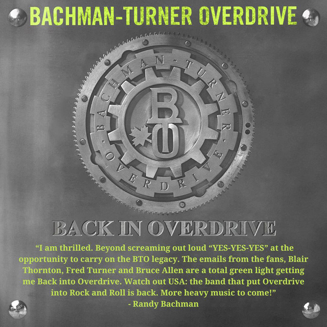 Bachman-Turner Overdrive - Back In Overdrive tour