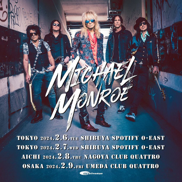 MICHAEL MONROE Japan Tour 2024