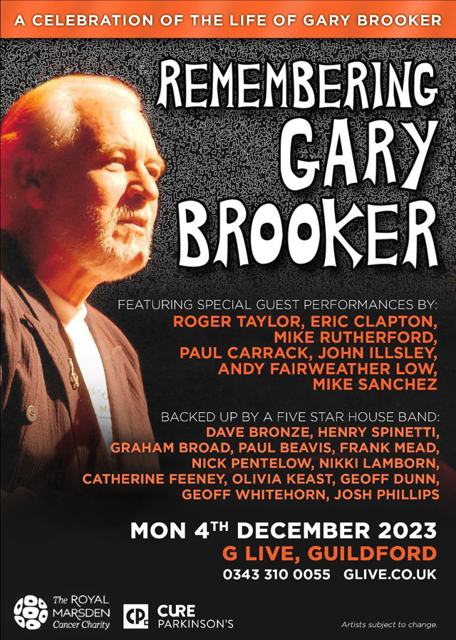 Gary Brooker tribute concert